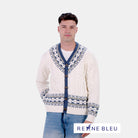 Maglione da Uomo Cardigan in Cotone Biologico Cottage

