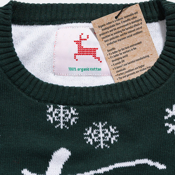 Maglione Natalizio Con Luci LED – Ugly Christmas Sweater Per Donna E Uomo, Girocollo, Con Renna E Batterie CR2032